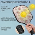 thumbnail image 2 of Pickleball Paddles Set,Pioneer Flower Floral Print Pattern Fiberglass Surface Pickleball Racket Set with 2 Indoor Outdoor Pickleball Balls and Pickleball Bag,Pickle-ball Equipment, 2 of 6