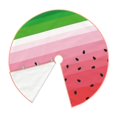 thumbnail image 2 of Kdxio Watermelon Print Christmas Tree Skirt Christmas Xmas Tree Skirts Mat for New Year Holiday Christmas Party Decorations-48", 2 of 7