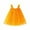 a-Orange381175, variant on Girls Dress Toddlers Festive Star Themed Dresses Solid Color Sleeveless Ruffled Straps Gold Star Details Dress For Festive Events Daily Outings Classic Dress