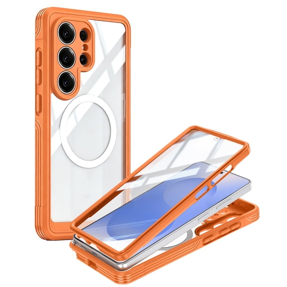 Mynvo Full Body Case for Samsung Galaxy S26 Ultra, Heavy Duty Shockproof Protective Cover with HD Clear Screen Protector, Supports Magnetic Wireless Charging