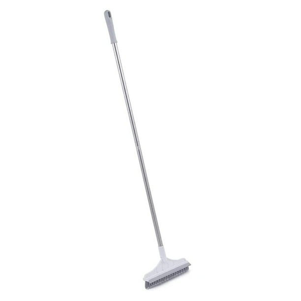 Ounissouiy Cepillo para fregar Mango largo 2 en 1 Fregador 120 grados Rotación Piso Azulejo Ventanas Vidrio Grieta Esquina Limpieza Blanco Suministros de limpieza para el hogar Blanco Ounissouiy HA062851-01
