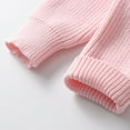 thumbnail image 6 of IVEYRTF Children's Knit Sweater Round Neck Fashion Casual Fall Winter Tops Soft Warm Long Sleeve Blouses for Boys and Girls 1-7 Years(Pink,3 Months), 6 of 6