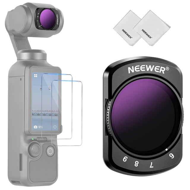 Filtro ND magnético NEEWER para DJI Osmo Pocket 3 ND64-512