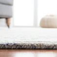 thumbnail image 4 of SAFAVIEH Glamour Cionadogh Floral Wool Runner Rug, Blue/Ivory, 2'3" x 8', 4 of 7