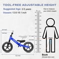 thumbnail image 3 of Bicicleta de Equilibrio Ajustable SEREED para Niños de 2 a 5 Años, 3 of 9