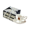thumbnail image 4 of DOLITY Tasses à Cappuccino avec Soucoupe Tasse à Café en Porcelaine pour Fête Restaurant avec Boîte d'Emballage, 4 of 9