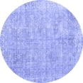 thumbnail image 1 of Ahgly Company Indoor Round Persian Blue Traditional Area Rugs, 7' Round, 1 of 4