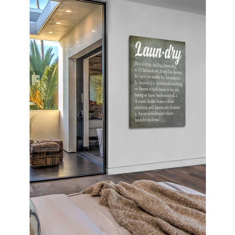 "Vintage Laundry" Painting Print on Wrapped Canvas