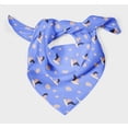 thumbnail image 3 of Bimba Blue Ranunculus & Stork Bird Printed Pure Silk Scarf Neck Wrap Summer Hair Bandanas For Women 40 x 40 Inches, 3 of 6