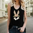 thumbnail image 2 of Pompotops Women's Pullover Sleeveless Printing Solid Color Vest Tops, 2 of 4