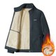 thumbnail image 2 of Puntoco Chaqueta De Hombre Acolchada Con Cuello De forro Polar Grueso Y Acolchado Para Otoño E Invierno, 2 of 5