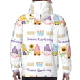 thumbnail image 3 of Bingfone Watercolor Gnome Garden Men's Drawstring Hoodie Long Sleeve Pocket Sweatshirts-Large, 3 of 6