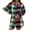 ZA Red, variant on Cardigan For Women Trendy Casual Plaid Long Sleeve Hooded Coat Pockets Loose Color Block Plus Size Warm Casual Work Shrugs