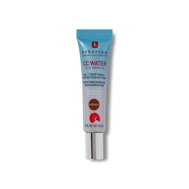 Corrector de color Erborian CC Water con ácido hialurónico, 15 ml, chocolate