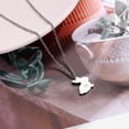 thumbnail image 2 of TINGN Easter Bunny Gifts for Kids 14K Rose Gold Plated Dainty Heart Initial Necklace Cute Bunny Necklaces Easter Bunny Gifts for Kids Toddlers Girls Baby Teens Jewelry, 2 of 5