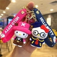 thumbnail image 2 of LLavero de Anime Kawaii Sanrio Hello Kitty, soporte colgante, llavero de coche, bolsa de teléfono móvil, joyería colgante, juguetes para niños, regalos Fivean unisex, 2 of 2