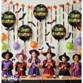 thumbnail image 6 of PMU Halloween Party Decoration "Happy Halloween" Colorful Ghost Design 18 inch Mylar-Foil Balloon Pkg/5, 6 of 7