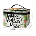 thumbnail image 4 of HELLHERO Make up Bags Polyester Lightweight Floral Pattern Design for Woman, 4 of 4