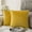 Lemon Yellow, variant on Knubmt Set of 2 Decorative Velvet Throw Pillow Covers with Zipper, Solid Color Pillow Covers Cushion Covers for Couch, Sofa, Chair, 18x18inch