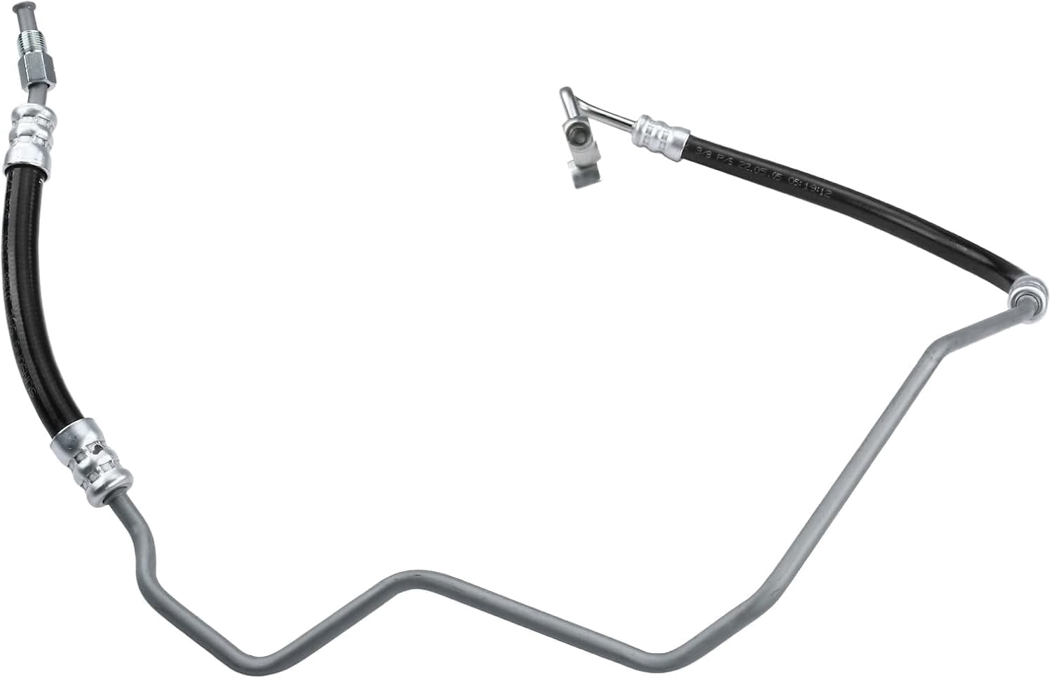 A-Premium Power Steering Pressure Hose Line Assembly Compatible with Toyota Tacoma 1998 1999 2000 2001 2002 2003 2004, 3.4L, 4WD, Pump To Rack/Gear