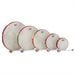 Remo Hand Drum Set of 5, Rain Forest (Package Of 3)