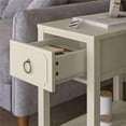 thumbnail image 3 of Her Majesty Narrow Side Table, White, 3 of 14