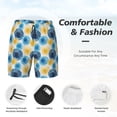 thumbnail image 3 of KLL Circular for Mens Swim Trunks Quick Dry Swim Shorts with Built-in Compression Liner Funny Swimwear Bathing Suits-3X-Large, 3 of 6