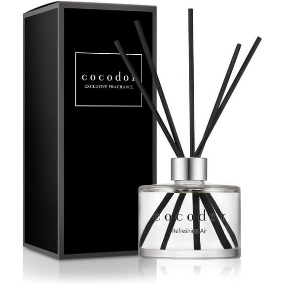 COCODOR Signature Reed Diffuser Set/Refreshing Air / 6.7oz /1 Pack/Home Fragrance Diffuser, Oil Scent for Bathroom Shelf Decor