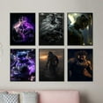 thumbnail image 4 of 6PCS panther Theme Bedroom Wall Decoration Posters (8X10 in) Unframed, 4 of 4