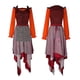 thumbnail image 4 of Hocus Pocus Medieval Cosplay vestido adulto disfraz de Halloween, 4 of 5