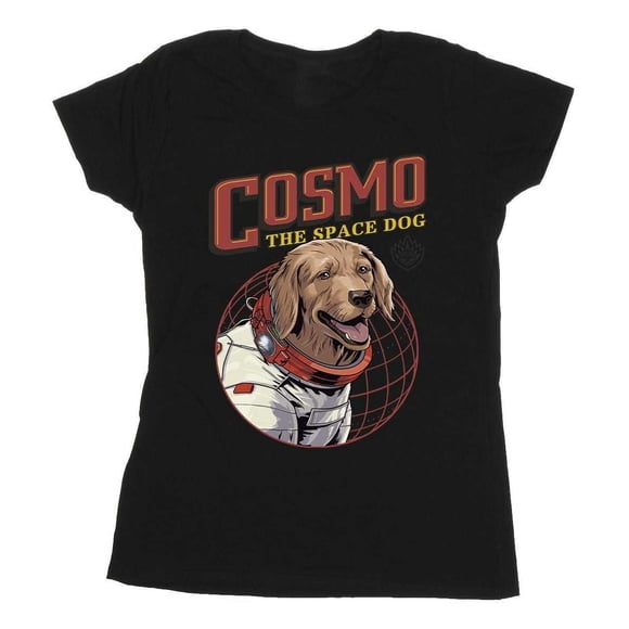 Guardians Of The Galaxy Volume 3 Womens Cosmo The Spacedog Cotton T-Shirt
