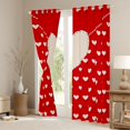 thumbnail image 3 of Manfei Love Heart Print Girl Black Out Curtains,Happy Valentine's Day Curtains Pack of 2 (42x63 Each),Romantic Lover Couple Bedroom Curtains,Microfiber Bedroom Decor, 3 of 6