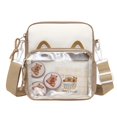 thumbnail image 2 of CAIXIA Crossbody Purses For Women Kids Cute Badge Pattern Transparent Shoulder Crossbody Bag, Lightweight Casual Handbag For Boys Girls Daily Use, 2 of 4