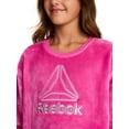 thumbnail image 4 of Reebok Girl’s Athletic Luxe Plush Crewneck Sweatshirt, Sizes 4–18, 4 of 5