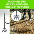 Bilot Adjustable Cultivator Garden Tool Manual Tiller & Garden