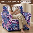 thumbnail image 4 of Chririnla 2 Pieces Armchair Couch Cover for Living Room Decor Armchair Slipcover with Washable for Pet, Mandala Floral Pattern Single Seat Sofa Couch Cover, 4 of 8