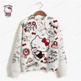 thumbnail image 3 of Sudaderas de mujer 2024, suéteres coreanos dulces de cuello redondo, sudaderas gruesas de otoño HELLO KITTY, sudaderas holgadas de color caramelo, ropa de mujer y2k, 3 of 5