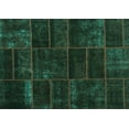 thumbnail image 1 of Ahgly Company Indoor Rectangle Abstract Turquoise Blue Contemporary Area Rugs, 5' x 8', 1 of 4