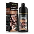 thumbnail image 6 of 3 In 1 Hair Color Shampoo Black Hair Dye Covering White Hair Shampoo Black Plant Hair Dye Fast Hair Dye Cream Organic Styling DIY Coloring Washing Dying Caring 400ml, 6 of 6