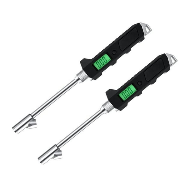 Medidor de Presión de Neumáticos Digital Baoblaze 2pc 0-230PSI Doble Cabezal