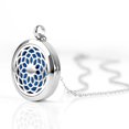 thumbnail image 6 of Stainless Steel Aromatherapy Aromatherapy Essential Oil Diffuser Necklace Sunflower Locket Pendant with 10 Replacement Felts, 6 of 9