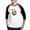 Black/White, variant on CafePress - BUTTERFLIES & PURPLE THISTLE Baseball Jersey - Cotton Baseball Jersey, 3/4 Raglan Sleeve Shirt