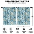 thumbnail image 2 of Blackout Kids Curtains,Blue Pioneer Flower Childrens Insulated Curtains Set Of 2,Bedroom Essentials,Toddler Room Decor 42x54in(106x137cm), 2 of 5
