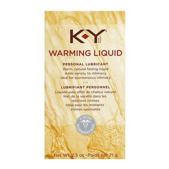 K-Y Warming Sensation Lubrifiant Personnel Liquide - 2.5 Oz, Lot de 6