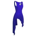 thumbnail image 6 of Alvivi Women Lyrical Dance Dress High Low Dancing Leotard Skirt Dancewear XS-XL, 6 of 7