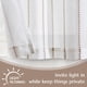 thumbnail image 4 of Cortinas de Cocina Jinchan de Lino a Rayas de 61 cm Rústicas 2 Paneles, 4 of 6