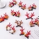 thumbnail image 3 of Cateissary Accesorio que marca tendencia, horquilla navideña fácil de usar, horquilla navideña disponible en Kits de decoración para fiestas rojo Campana tintineante, 3 of 6