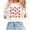 White-1, variant on Women Casual Multicolor Strawberry Daisy Graphic Tees Cotton Crew Neck Printed T Shirt Tops White S-5XL