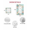 thumbnail image 7 of Beach Coastal Kitchen Dish Towels for Drying Dishes Set of 2, Summer Coral Starfish Nautical Ocean Waffle Weave Microfiber Hand Tea Bathroom Towels Quick Dry & Absorbent Towel 12x12, 7 of 7
