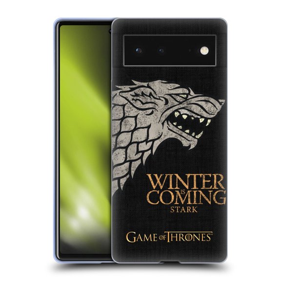 Head Case Designs Officially Licensed HBO Game of Thrones House Mottos Stark Soft Gel Case Compatible with Google Pixel 6